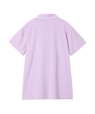 イーストサイドゴルフ　紫グラフィック半袖シャツ　M ルコックスポルティフ ゴルフ le coq sportif golf