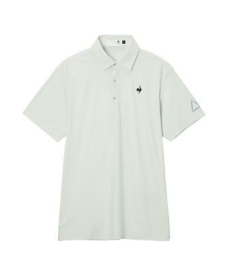 ＜le coq sportif GOLF COLLECTION＞ルコックスポルティフ　ゴルフ　ｌｅ　ｃｏｑ　ｓｐｏｒｔｉｆ　ｇｏｌｆ　ナイロンストレッチ半袖シャツ（ＬＧ５ＦＨＳ１２Ｍ）