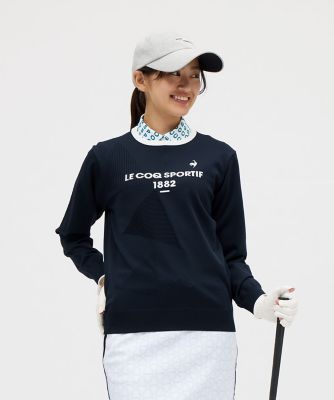 ルコックスポルティフ　ゴルフ　ｌｅ　ｃｏｑ　ｓｐｏｒｔｉｆ　ｇｏｌｆ　クルーネックセーター（ＬＧ５ＦＳＴ００Ｌ）