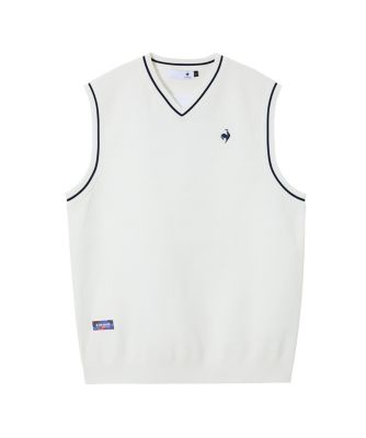 ＜le coq sportif GOLF COLLECTION＞ルコックスポルティフ　ゴルフ　ｌｅ　ｃｏｑ　ｓｐｏｒｔｉｆ　ｇｏｌｆ　ニットベスト（ＬＧ５ＦＶＥ８０Ｍ）