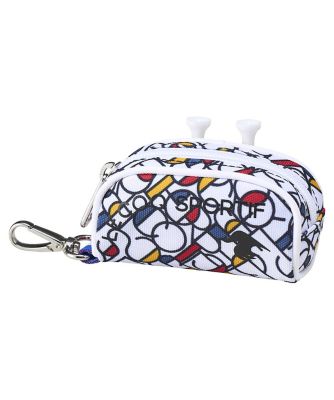 ＜le coq sportif GOLF COLLECTION＞ルコックスポルティフ　ゴルフ　ｌｅ　ｃｏｑ　ｓｐｏｒｔｉｆ　ｇｏｌｆ　ベーシックボールホルダー　２個用（ＬＧ５ＳＢＺ００Ｌ）