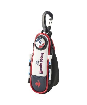 ＜le coq sportif GOLF COLLECTION＞ルコックスポルティフ　ゴルフ　ｌｅ　ｃｏｑ　ｓｐｏｒｔｉｆ　ｇｏｌｆ　マグネット開閉タイプ　ボールホルダー　２個用（ＬＧ５ＳＢＺ００Ｍ）