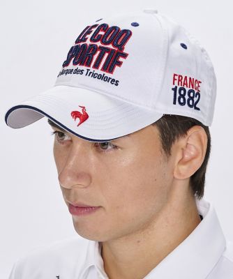 ＜le coq sportif GOLF COLLECTION＞ルコックスポルティフ　ゴルフ　ｌｅ　ｃｏｑ　ｓｐｏｒｔｉｆ　ｇｏｌｆ　定番ロゴキャップ（ＬＧ５ＳＣＰ００Ｍ）