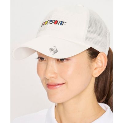 ＜le coq sportif GOLF COLLECTION＞ルコックスポルティフ　ゴルフ　ｌｅ　ｃｏｑ　ｓｐｏｒｔｉｆ　ｇｏｌｆ　シーズンモチーフ柄キャップ（ＬＧ５ＳＣＰ０３Ｌ）
