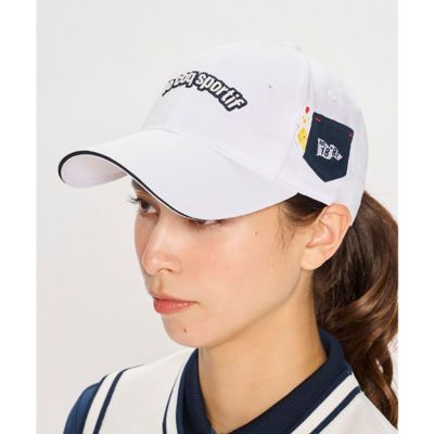 ＜le coq sportif GOLF COLLECTION＞ルコックスポルティフ　ゴルフ　ｌｅ　ｃｏｑ　ｓｐｏｒｔｉｆ　ｇｏｌｆ　キャラクターシリコンワッペンキャップ（ＬＧ５ＳＣＰ０６Ｌ）