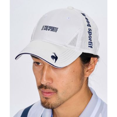 ＜le coq sportif GOLF COLLECTION＞ルコックスポルティフ　ゴルフ　ｌｅ　ｃｏｑ　ｓｐｏｒｔｉｆ　ｇｏｌｆ　クーリングキャップ（ＬＧ５ＳＣＰ１２Ｍ）