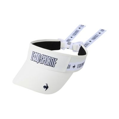 ＜le coq sportif GOLF COLLECTION＞ルコックスポルティフ　ゴルフ　ｌｅ　ｃｏｑ　ｓｐｏｒｔｉｆ　ｇｏｌｆ　クーリングサンバイザー（ＬＧ５ＳＣＰ５６Ｌ）