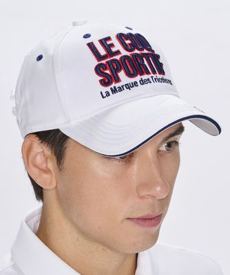 ＜le coq sportif GOLF COLLECTION＞ルコックスポルティフ　ゴルフ　ｌｅ　ｃｏｑ　ｓｐｏｒｔｉｆ　ｇｏｌｆ　【大きいサイズ】定番ロゴキャップ（ＬＧ５ＳＣＰＢ０Ｍ）