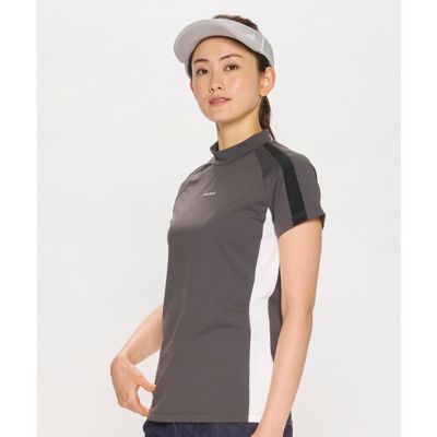 ＜le coq sportif GOLF COLLECTION＞ルコックスポルティフ　ゴルフ　ｌｅ　ｃｏｑ　ｓｐｏｒｔｉｆ　ｇｏｌｆ　【ＲＩＪＯＵＭＥ】ラグランスリーブモックネックシャツ（ＬＧ５ＳＨＳＲ２