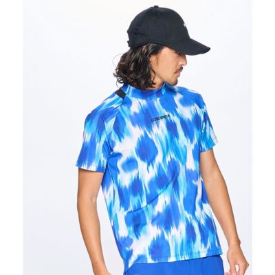 ジャンポールゴルチエ　トップス　キューバ背景プリントシャツ　ストレッチメッシュ ジャンポールゴルチエ トップス キューバ背景プリントシャツ