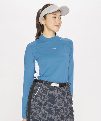 新作　新品BYARDS レディースゴルフ　ロングスリーブシャツオリーブS 新作 新品BYARDS レディースゴルフ ロングスリーブシャツオリーブS