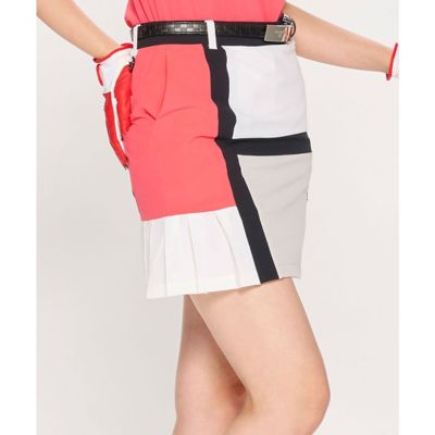 新品　定価15,400円　ルコック ゴルフ　Lサイズ　ダウンスカート  赤 ルコックスポルティフ ゴルフ le coq sportif golf