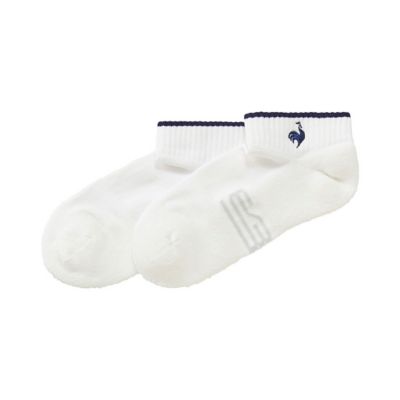 ＜le coq sportif GOLF COLLECTION＞ルコックスポルティフ　ゴルフ　ｌｅ　ｃｏｑ　ｓｐｏｒｔｉｆ　ｇｏｌｆ　涼感　アンクル丈ソックス　【返品不可商品】（ＬＧ５ＳＳＯ１１Ｌ）