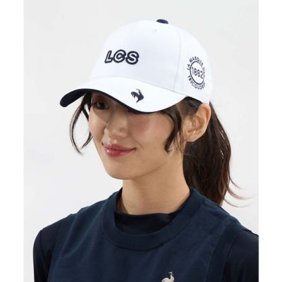 ＜le coq sportif GOLF COLLECTION＞ルコックスポルティフ　ゴルフ　ｌｅ　ｃｏｑ　ｓｐｏｒｔｉｆ　ｇｏｌｆ　ロゴキャップ（ＬＧ６ＳＣＰ００Ｌ）