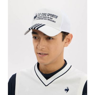 ＜le coq sportif GOLF COLLECTION＞ルコックスポルティフ　ゴルフ　ｌｅ　ｃｏｑ　ｓｐｏｒｔｉｆ　ｇｏｌｆ　【ＦＡＮ　ＡＩＲ】キャップ（ＬＧ６ＳＣＰ０４Ｍ）