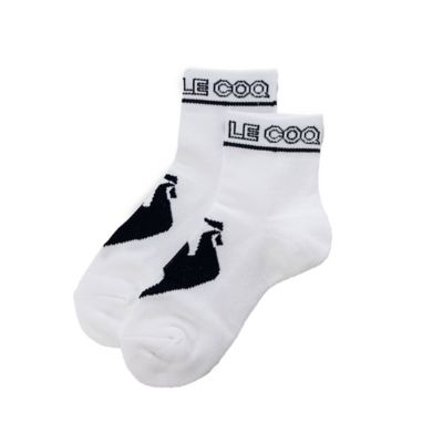 ＜le coq sportif GOLF COLLECTION＞ルコックスポルティフ　ゴルフ　ｌｅ　ｃｏｑ　ｓｐｏｒｔｉｆ　ｇｏｌｆ　定番ショート丈ソックス【返品不可商品】（ＬＧ６ＳＳＯ０１Ｌ）