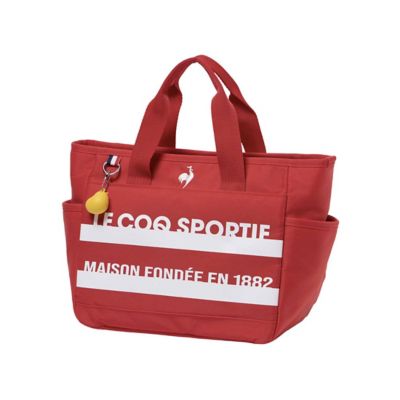 ＜le coq sportif GOLF COLLECTION＞ルコックスポルティフ　ゴルフ　ｌｅ　ｃｏｑ　ｓｐｏｒｔｉｆ　ｇｏｌｆ　ボーダーデザインチャーム付きカートポーチ（ＬＧ６ＳＴＴ４４Ｌ）