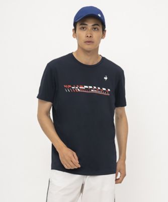 トリコロールプリントゲームシャツ（LN4FHT90M） | le coq