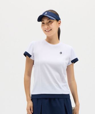 ＜le coq sportif＞ルコックスポルティフ　ｌｅ　ｃｏｑ　ｓｐｏｒｔｉｆ　半袖ゲームシャツ（ＬＮ５ＦＨＴ２１Ｌ）