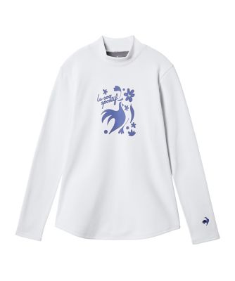 ＜le coq sportif＞ルコックスポルティフ　ｌｅ　ｃｏｑ　ｓｐｏｒｔｉｆ　モックネック長袖シャツ（ＬＮ５ＦＬＴ１１Ｌ）