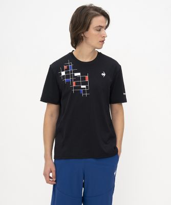 ＜le coq sportif＞ルコックスポルティフ　ｌｅ　ｃｏｑ　ｓｐｏｒｔｉｆ　接触冷感グラフィックゲームシャツ（ＬＮ５ＳＨＴ５０Ｍ）