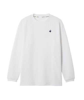 ＜le coq sportif＞ルコックスポルティフ　ｌｅ　ｃｏｑ　ｓｐｏｒｔｉｆ　ヘランカワッフル長袖Ｔシャツ（ＬＴ５ＦＬＴ００Ｍ）