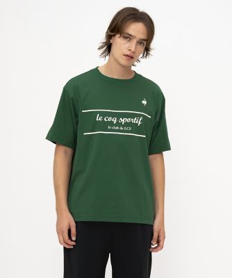 ＜le coq sportif＞ルコックスポルティフ　ｌｅ　ｃｏｑ　ｓｐｏｒｔｉｆ　ショートスリープシャツ（ＬＴ５ＳＨＴ０７Ｍ）