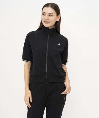 ＜le coq sportif＞ルコックスポルティフ　ｌｅ　ｃｏｑ　ｓｐｏｒｔｉｆ　ハーフスリーブジャージジャケット（ＬＴ５ＳＪＧ１１Ｌ）