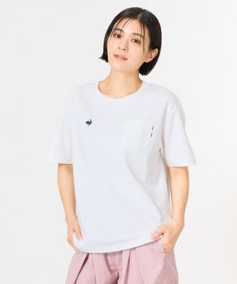 ＜le coq sportif＞ルコックスポルティフ　ｌｅ　ｃｏｑ　ｓｐｏｒｔｉｆ　接触冷感グラフィック半袖Ｔシャツ（ＬＴ６ＳＨＴ０５Ｌ）