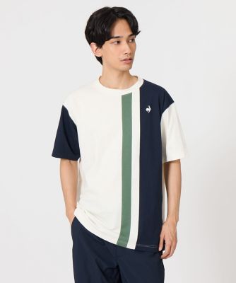 ルコックスポルティフ le coq sportif ストライプ半袖T