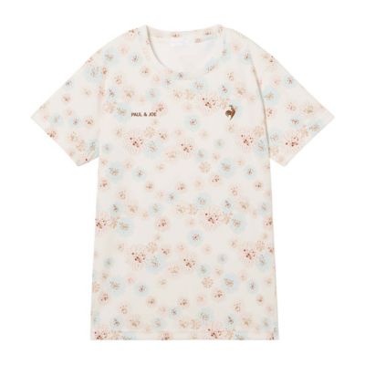 ＜le coq sportif＞ルコックスポルティフ　ｌｅ　ｃｏｑ　ｓｐｏｒｔｉｆ　【ＰＡＵＬ＆ＪＯＥコラボ】サンスクリーン総柄半袖Ｔシャツ（ＬＴ６ＳＨＴＰ２Ｌ）