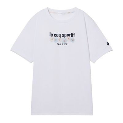 ＜le coq sportif＞ルコックスポルティフ　ｌｅ　ｃｏｑ　ｓｐｏｒｔｉｆ　【ＰＡＵＬ＆ＪＯＥコラボ】サンスクリーンボックスＴシャツ（ＬＴ６ＳＨＴＰ３Ｌ）