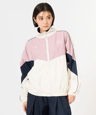 ＜le coq sportif＞ルコックスポルティフ　ｌｅ　ｃｏｑ　ｓｐｏｒｔｉｆ　【はっ水】ナイロンワッシャーフルジップウィンドジャケット（ＬＴ６ＳＷＢ３０Ｌ）