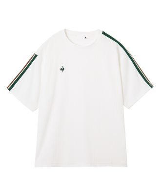 ＜le coq sportif＞ルコックスポルティフ　ｌｅ　ｃｏｑ　ｓｐｏｒｔｉｆ　ジャカード半袖Ｔシャツ（ＬＵ５ＦＨＴ００Ｌ）