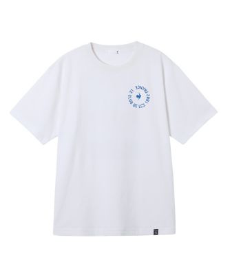 ＜le coq sportif＞ルコックスポルティフ　ｌｅ　ｃｏｑ　ｓｐｏｒｔｉｆ　コットンライクポリエステルバックプリント半袖Ｔシャツ（ＬＵ５ＦＨＴ０１Ｍ）