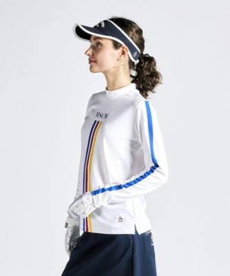 吸汗 ストレッチ モックネック長袖シャツ（MG4FLS25L