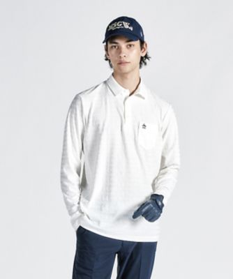 ロゴジャカードテーラーカラー長袖シャツ（MG4FLS26M