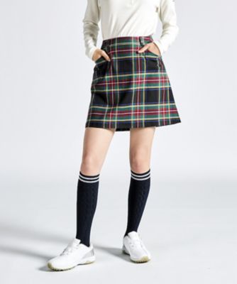 ＜Munsingwear＞ストレッチ　ツイルチェックスカート（ＭＧ４ＦＳＫ２４Ｌ）