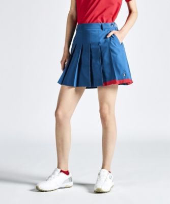 ENVOY】ソロテックス ツイルプリーツスカート