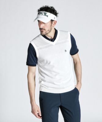 ＜Munsingwear＞インターシャロゴニットベスト（ＭＧ４ＦＶＥ３１Ｍ）