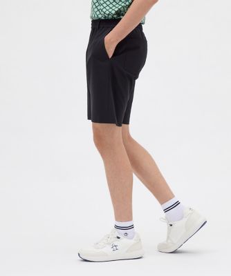 極美品】Munsingwear ブラック はっ水ストレッチ ハーフパンツ 9号