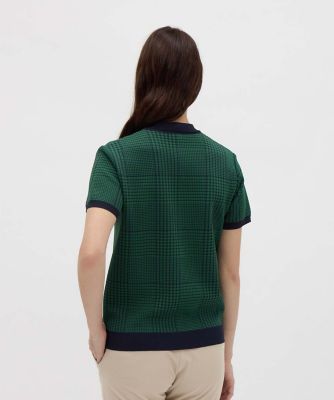 マンシングウェア MUNSINGWEAR グレンチェックジャカード