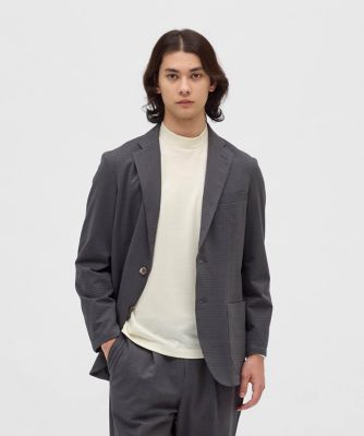 マンシングウェア MUNSINGWEAR はっ水グレンチェックニット