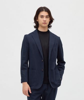 マンシングウェア MUNSINGWEAR はっ水グレンチェックニット