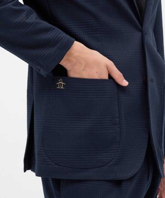 マンシングウェア MUNSINGWEAR はっ水グレンチェックニット
