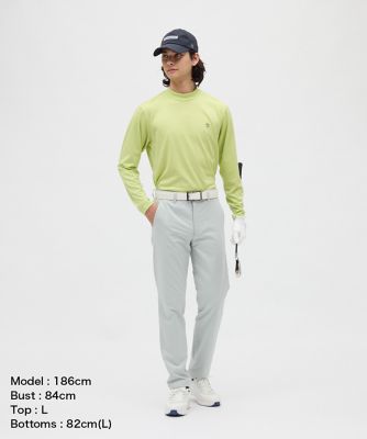 マンシングウェア MUNSINGWEAR ストレッチ毛混天竺長袖
