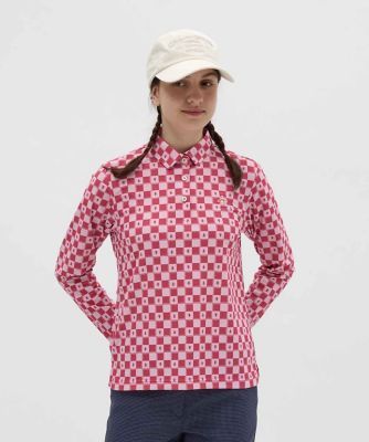 マンシングウェア MUNSINGWEAR ブロックチェック柄プリント