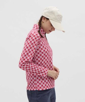 マンシングウェア MUNSINGWEAR ブロックチェック柄プリント
