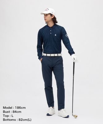 マンシングウェア MUNSINGWEAR 吸汗速乾リンクスジャカード