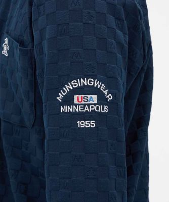 マンシングウェア MUNSINGWEAR 吸汗速乾リンクスジャカード